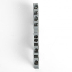 Зажим пружинный, 4-проводной проходной ЗНИ - 4,0 (JXB ST 4), серый STEKKER арт.39966