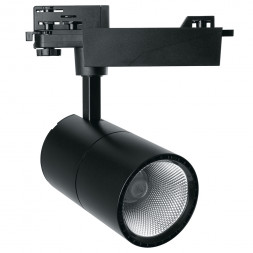 Светодиодный светильник Feron AL103 трековый на шинопровод 30W 4000K 35 градусов черный, 3х фазный арт.41602